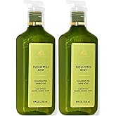 Bath and Body Works Cleansing Gel Hand Soap 8 Ounce 2-Pack (Eucalyptus Spearmint)