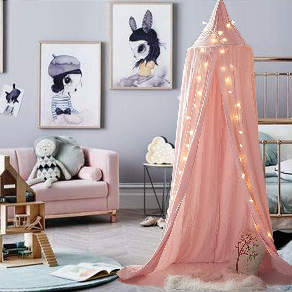 girls reading tent