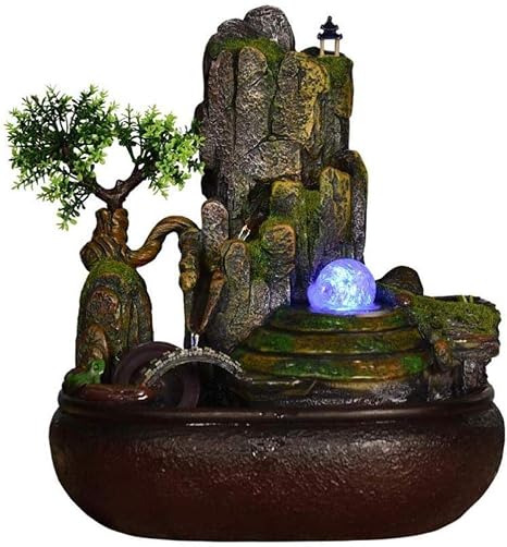 Liuboli Fontana Da Tavolo Da Interno Rockery Fontana Da