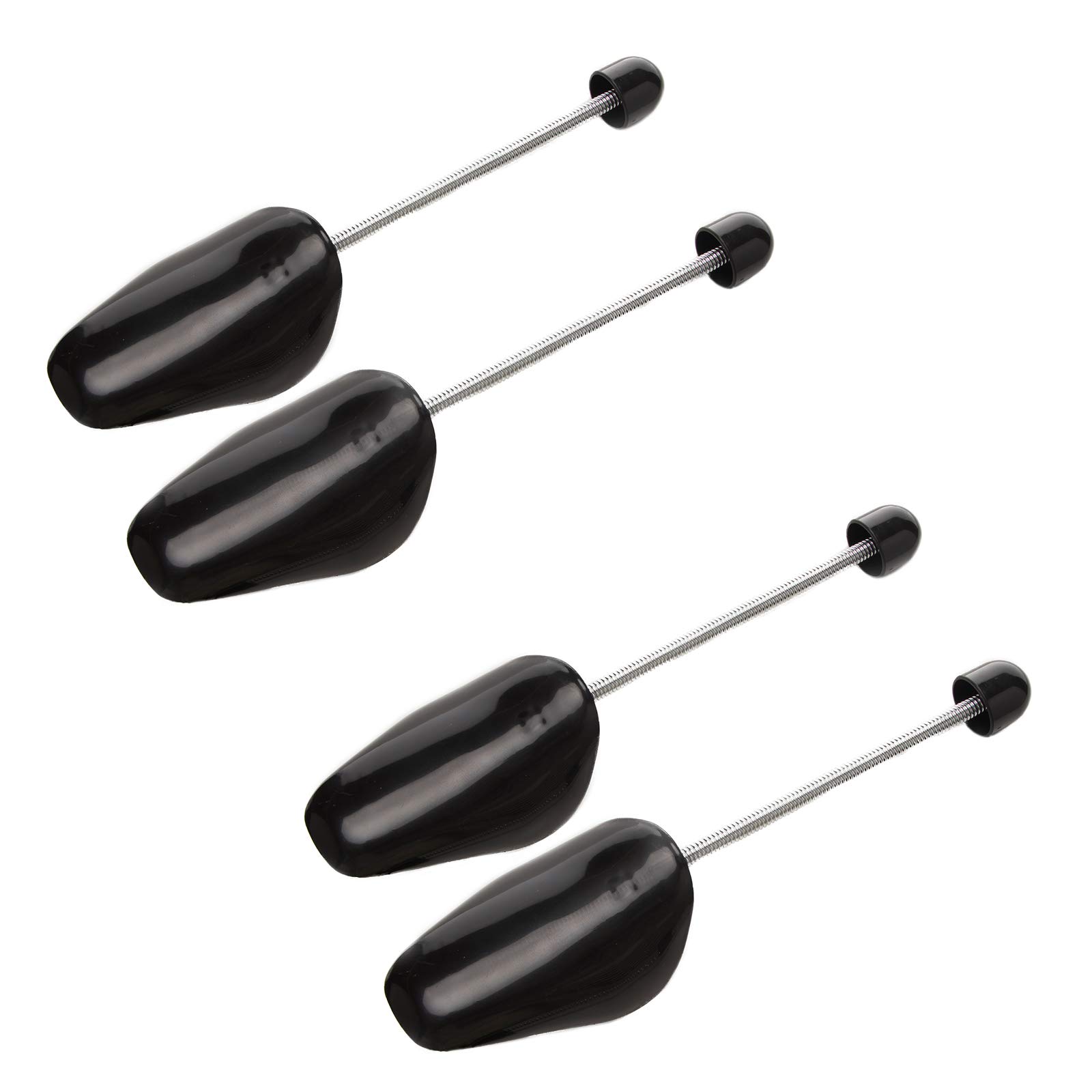 Photo 1 of ZJHSXDR 2 Pairs Plastic Shoe Tree Stretcher Shaper for Men (Black)