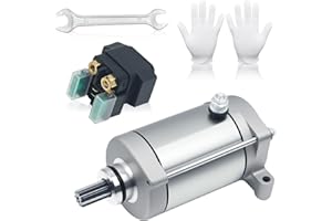 Starter Motor for Yamaha Grizzly 400 450 660 2002-2010, Kodiak 400 450 2000-2006, Wolverine 450 2006-2010, Rhino 450 660 2004