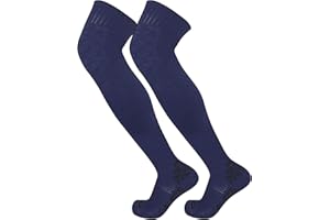TCK High Over the Knee Athletic Sports Performance Socks with Flex, Compression & Extra Cushion Zones