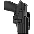 OWB Holster for Sig Sauer SP2022, Sig Pro 2022 Holster Tactical Polymer OWB Belt Holder with Rapid Release 360°Adjustable Molle Belt, Open Carry Right Handed