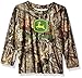 John Deere Mossy Oak Camo Toddler Boy Poly Tee