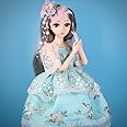 UCanaan BJD Dolls 1/4 SD Smart Doll 18 Inch 18 Ball Jointed Doll DIY Toys with Full Set Clothes Shoes Wig Makeup, Best Gitfs for Girls Christmas Birthday
