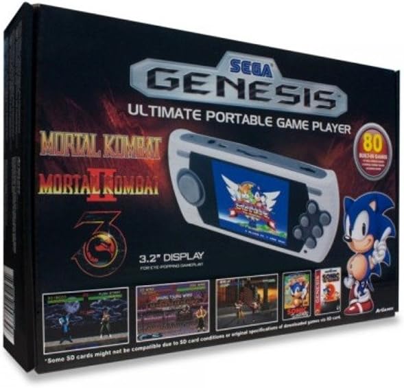 Console Sega Megadrive Ultimate Portable Game Player + Port SD édition Mortal Kombat Amazon