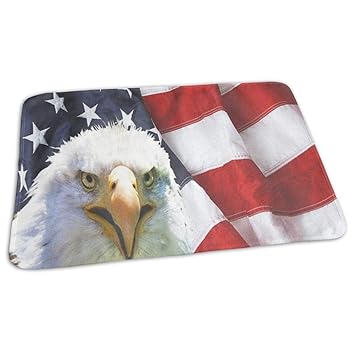 Amazoncom Changing Pad American Bald Eagle On Flag Baby
