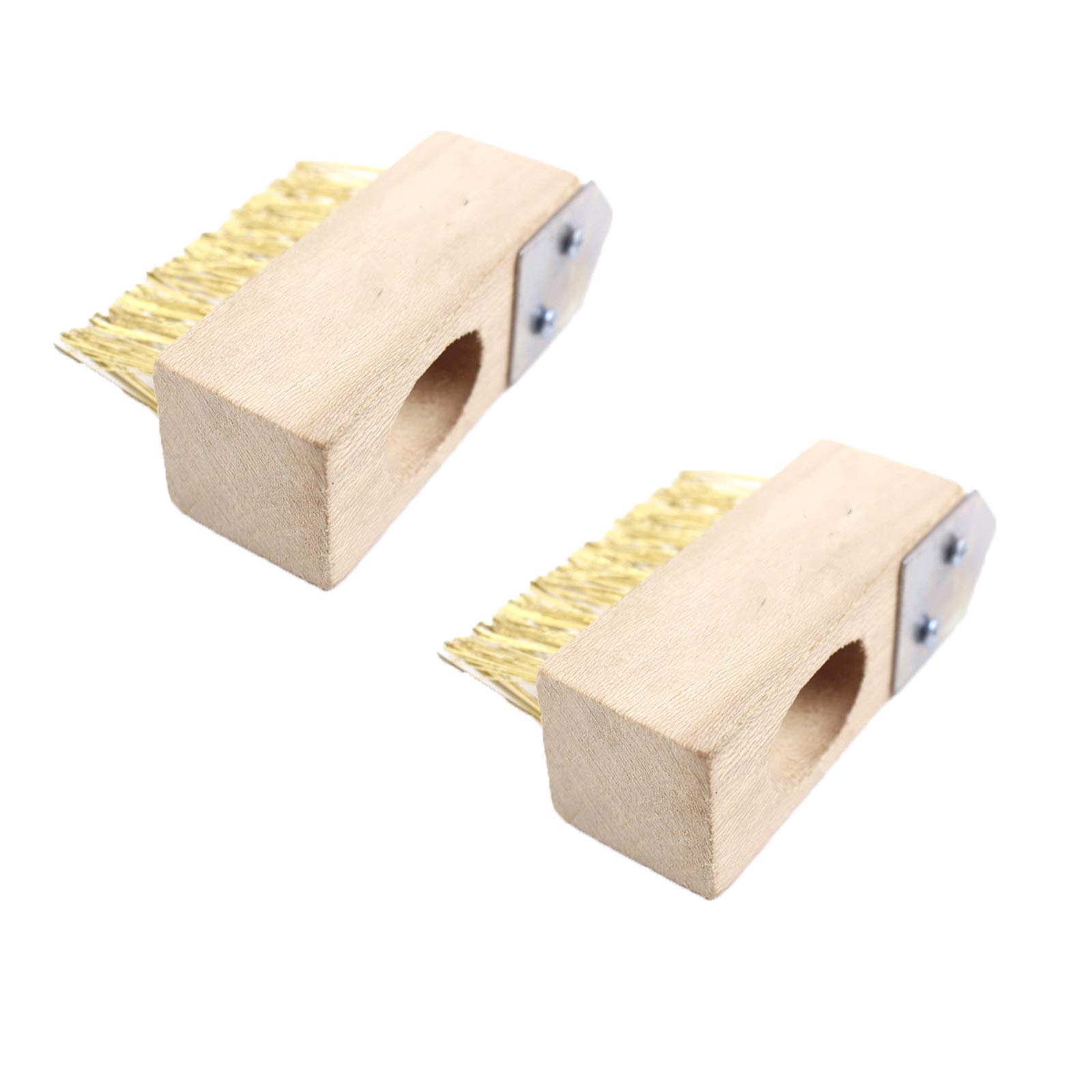 TopHomer Patio Weed Wire Brush Broom for Decking, Block Paving, Slab Moss & Weed Removal, Ideal for Paving, Paths, Garden Walls, Cobblestones