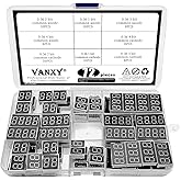 8Values 0.36" Red LED 7 Segment Digital Tube Common Cathode Anode kit | 72Pcs 0.36 inch 1 bit 2 bit 3 bit 4 bit Digital Tube