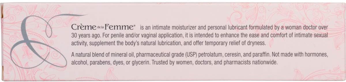 Crème De La Femme 1-Pack, Vaginal Dryness Cream Created by a Woman Doctor, Natural Menopause Dryness Remedy, Feminine Moisturizer and Lubricant, Free Applicator Included: Health & Personal Care