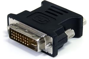 StarTech.com DVI to VGA Cable Adapter - Black - M/F - DVI-I to VGA Converter Adapter (DVIVGAMFBK)