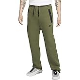 Nike Sportswear Tech Fleece Men's Open-Hem Sweatpants (Medium Olive/Black, FB8012-222) Size Small