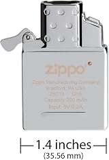 Zippo Rechargeable Lighter Insert Metal Silver One Size view 9