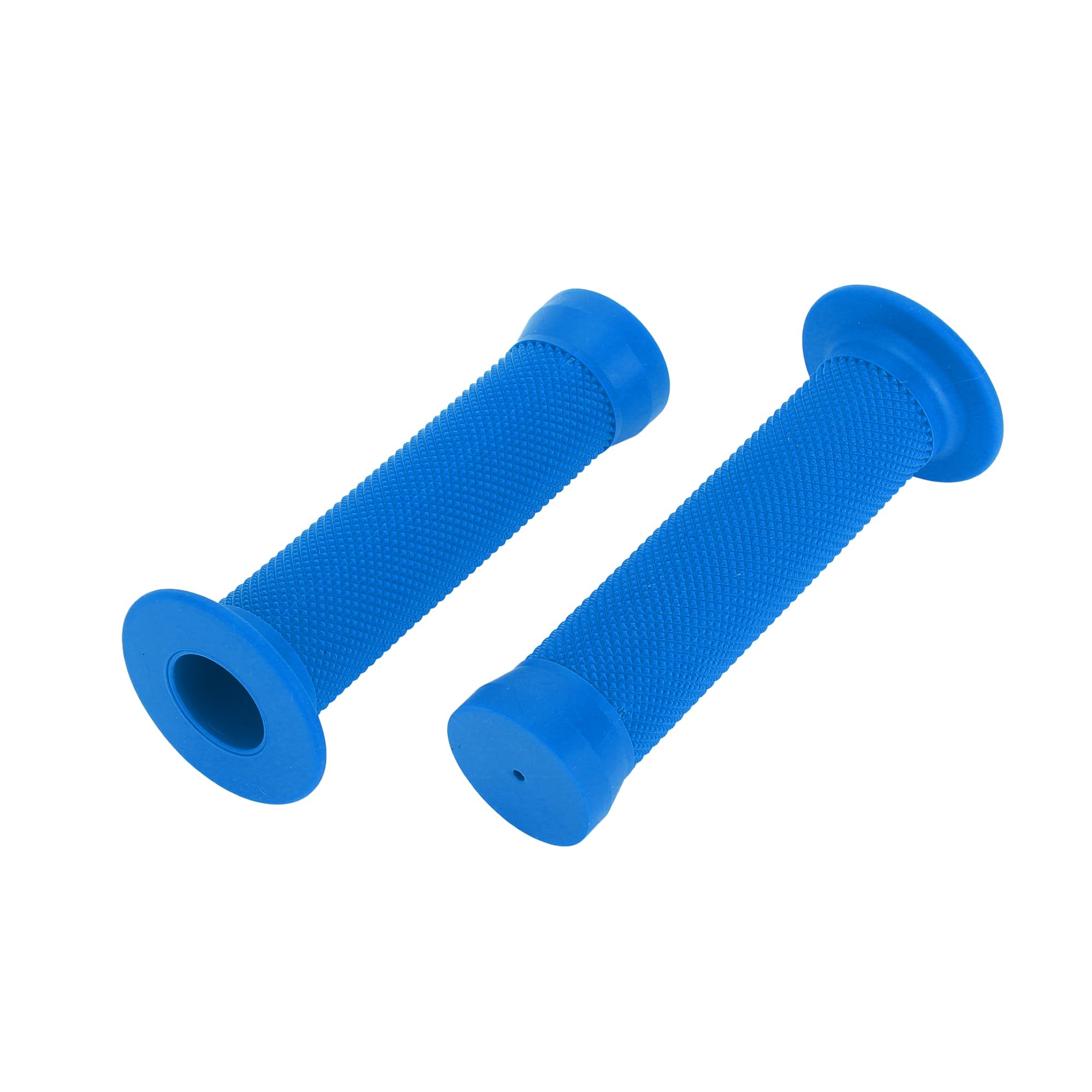 INFINAUTO Bike Handlebar Grips Covers, 130mm Bicycle End Grips Protector Rubber Blue, Non-Slip 1 Pair