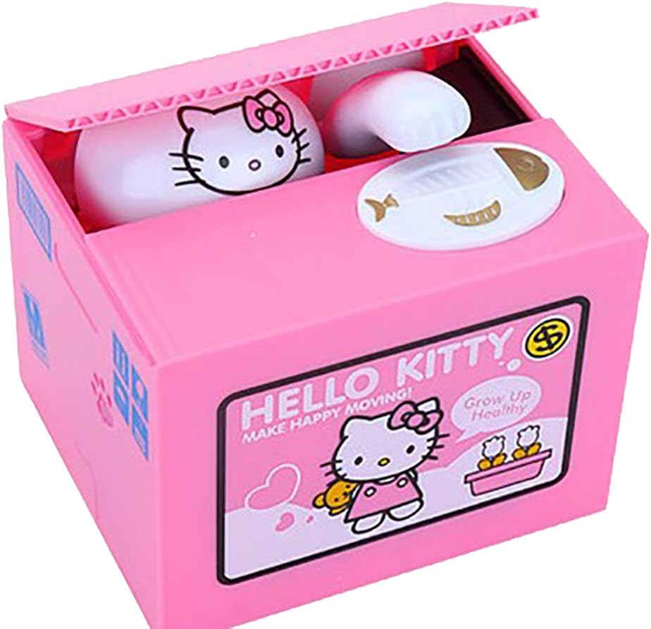 La Nueva Caja de Dinero de Hello Kitty Piggy Bank Coin: Amazon.es: Juguetes y juegos