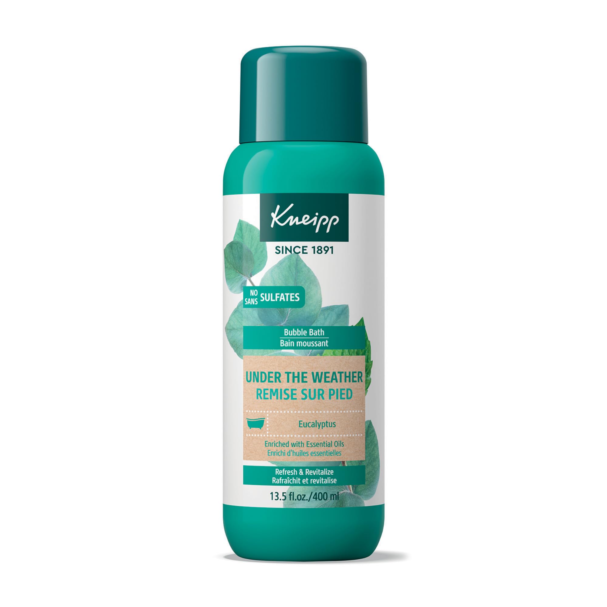 Kneipp Under the Weather Eucalyptus Aromatherapy Bubble Bath, 13.5 fl oz