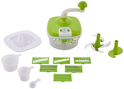 Hanumex Food Processor 10 in 1 Piece Chopper, Blender, Slicer, Grater, Mixer, Dough Kneader,