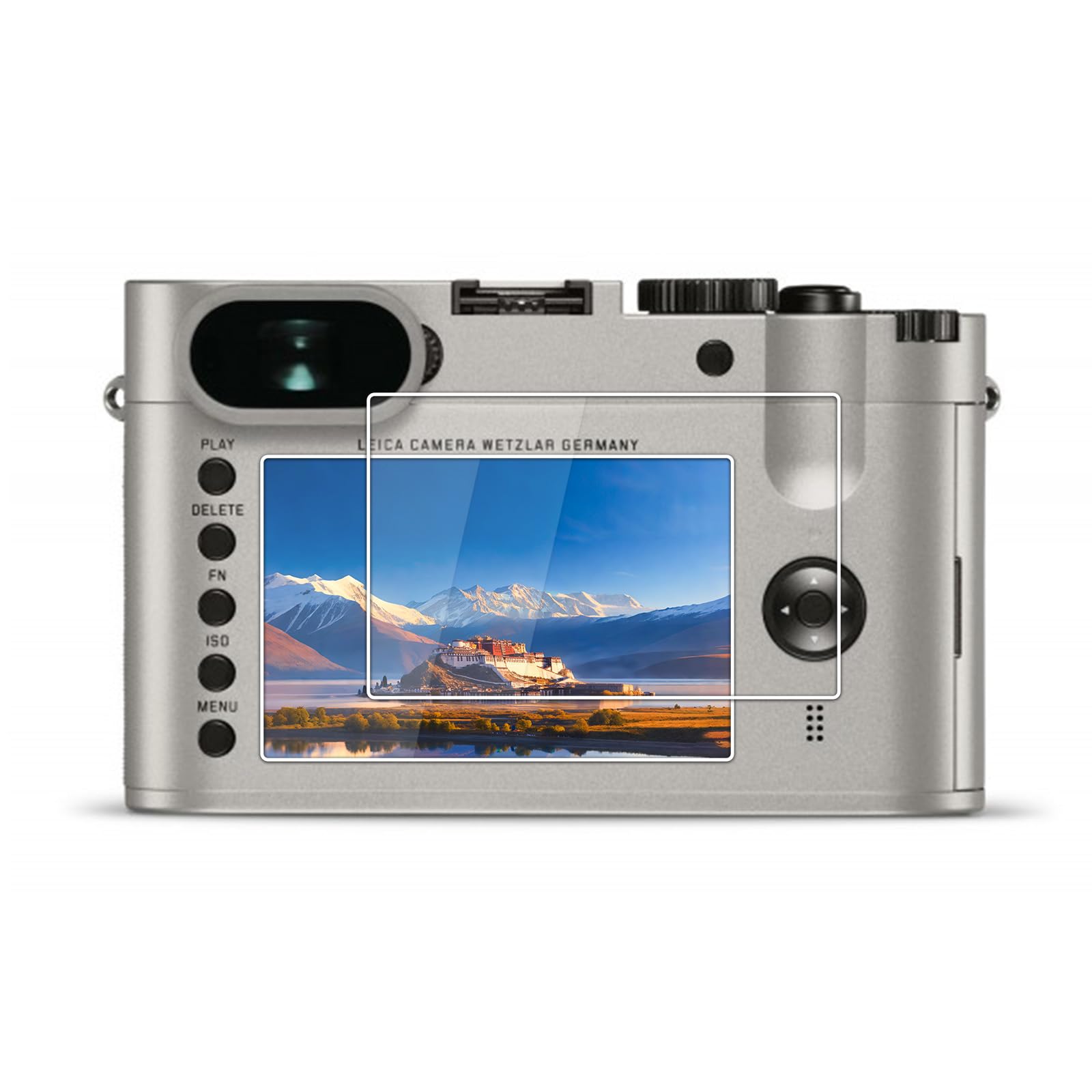 kinokoo Tempered Glass Film for Leica Q Crystal Clear Film Leica Q Screen Protector Bubble-free/Anti-scratch(2 pack)