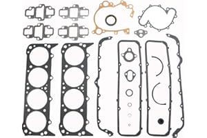 LowPricedAutoParts Full Rebuilder Gasket Set for Various 70-91 AMC/Jeep 360 390 401 OHV 16V