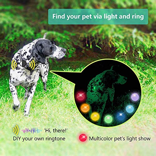 Pet GPS Tracker for Dogs,No Monthly fee, RealTime Tracking Device App