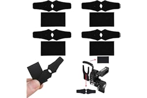 PESSILIN Arrow Rest Sticker, Anti-Slip Archery Sticker Compound Bow Drop Away Arrow Rest Felt Tape 4 Sets