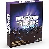 REMEMBER THE MUSIC - Music Trivia Party Board Game with 350 Artist & Song Cards, Spotify QR Audio Clues for Adults & Family, 2-6 Players