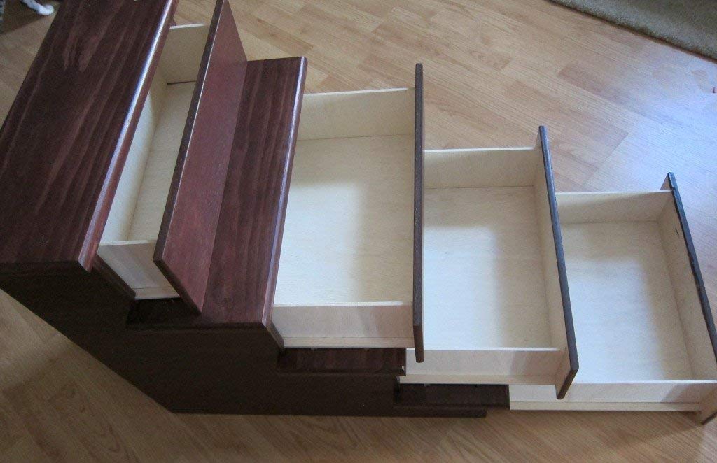 dog stairs with storage