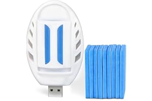 Ddrihlees Mosquito Repeller, Electronic USB Mosquito Repellent Outdoor Indoor Use, USB Powered, DEET-Free, Highly Effective, for Home, Bedroom, Office, Kitchen,Camping, Travel