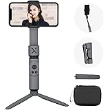 ZHIYUN Smooth X Gimbal Stabilizer, Foldable Selfie Stick for Smartphone, Extendable Handheld iPhone Android Gimbal, YouTube V