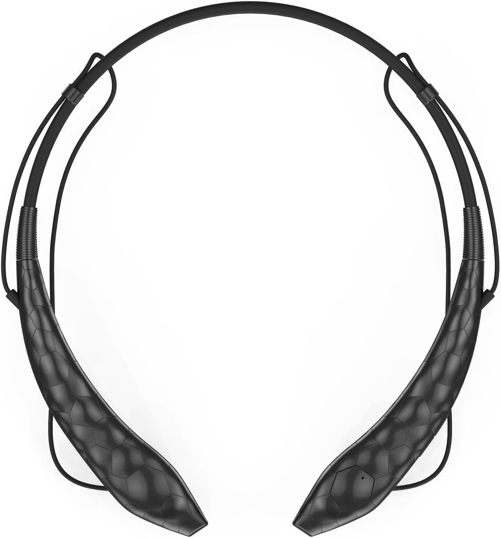 Headphones Wireless, Earfly Coolest BOA Design Bluetooth Earphone V4.0 Wireless Neckband Bluetooth Headse for Running Competitable with iPhone, Android, Other Bluetooth Enabled Devices. (Black)
