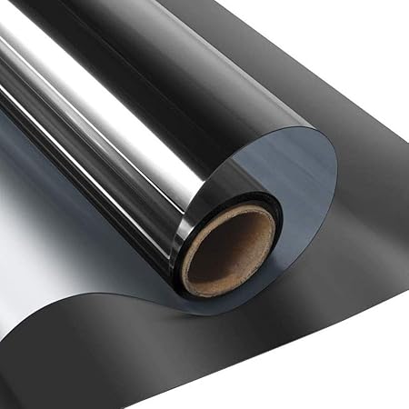 SXSHYUJE Película De Ventana De Espejo Reflectante De Plata