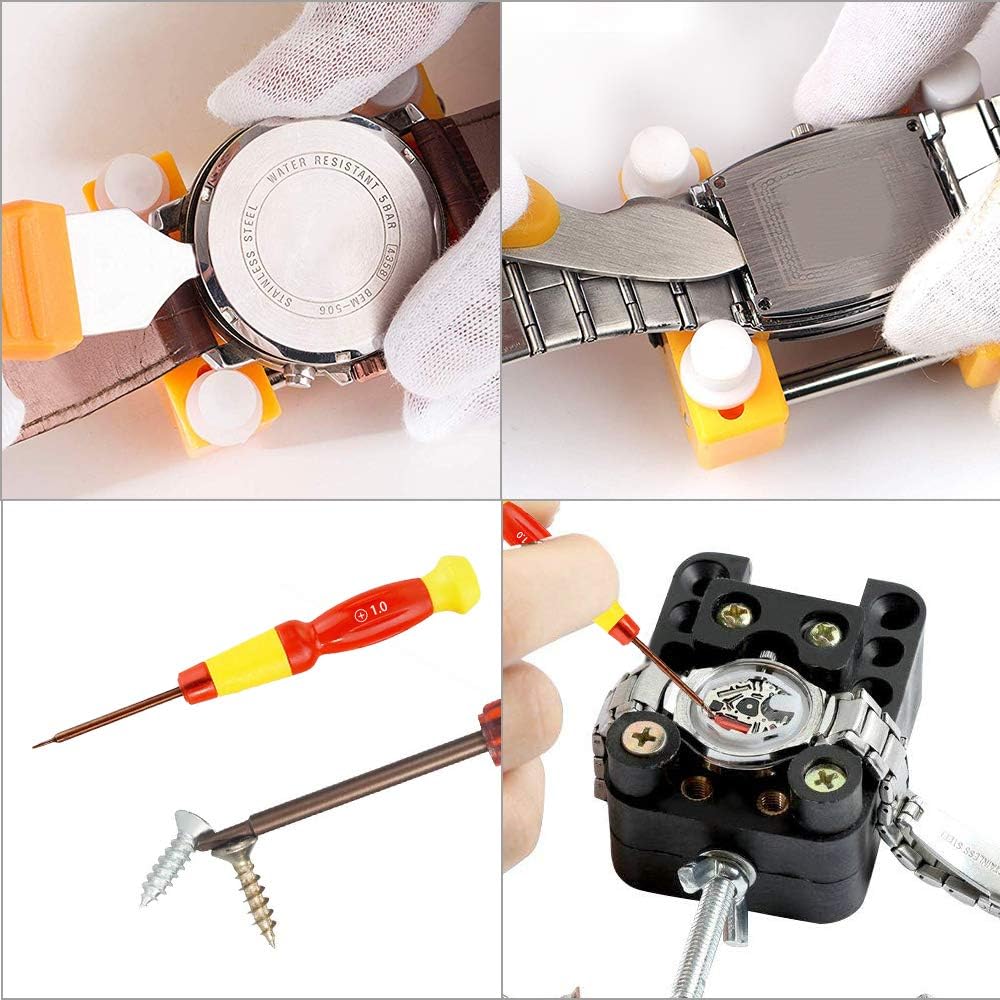 Watch Battery Replacement Tool Kit,Watch Back Case Remover and Watch Opener: Home Improvement