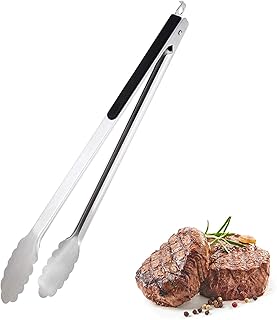 Westmark Grillzange, Rostfreier Edelstahl/Kunststoff, Länge: 37,7 cm, Classic Spezial, Silber/Schwarz, 15162270