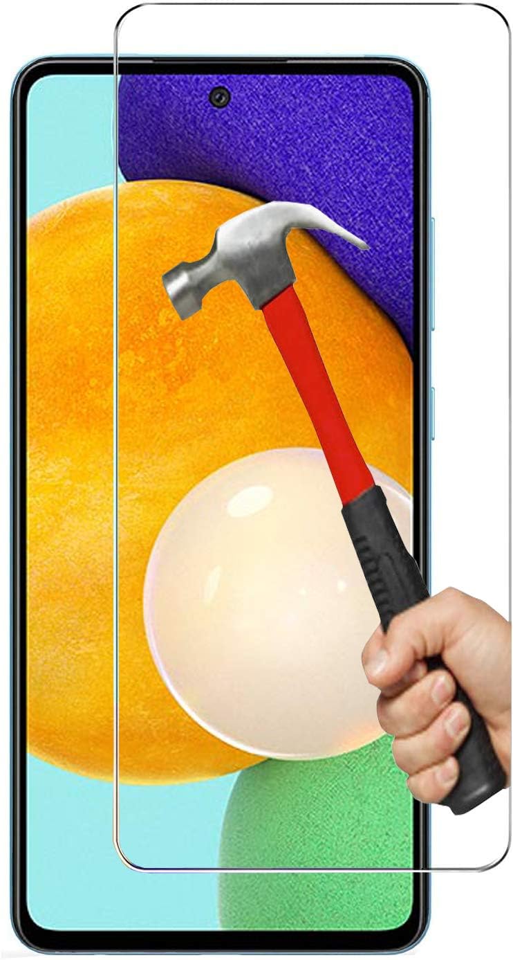 KP TECHNOLOGY Samsung Galaxy A54 5G / A53 5G / Galaxy A52s 5G / A52 5G Tempered Glass Screen Protector Easy Bubble-Free Installation Ultra Clear Shatterproof 9H Hardness Anti Fingerprint