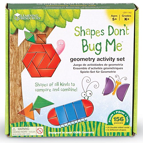 Learning Resources Shapes - Don't Bug Me - Geometry Activity Set
