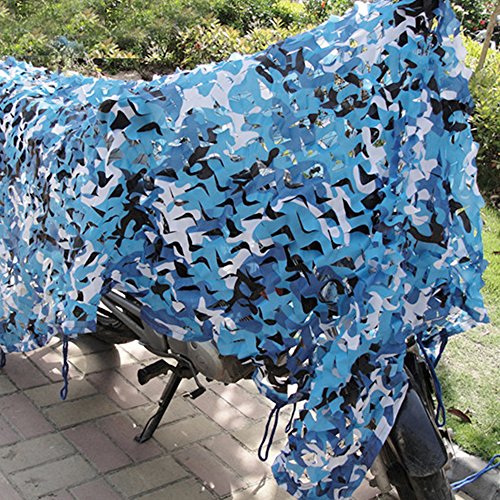 Windyus Camouflage Netting, Camo Net Blinds Bulk Roll For Sunshade Camping Shooting Hunting Military Army Hide Woodland Sunscreen -6.5FT X 10FT (2 X 3m) - Thumbnail 7