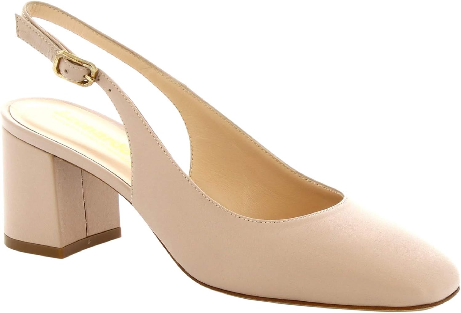 square toe slingback shoes