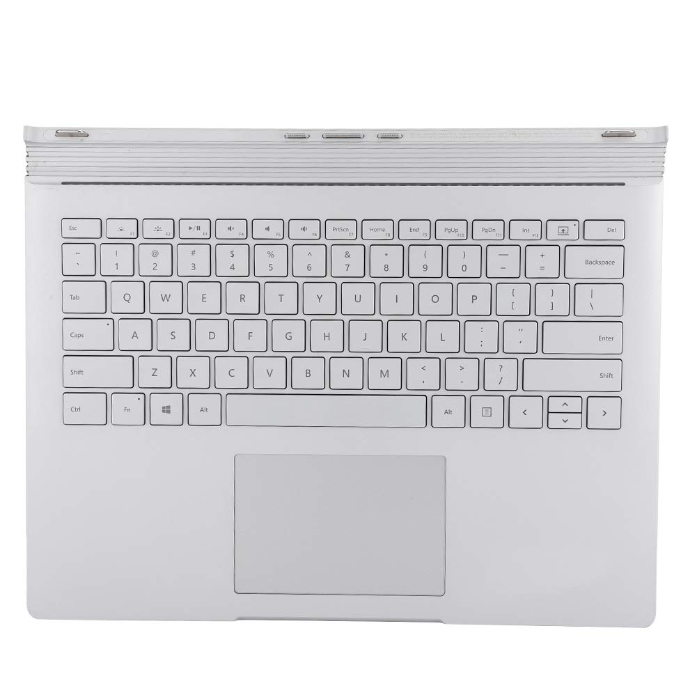 Hopcd Laptop Keyboard for Book, Multifunctional Notebook Laptop Keyboard Replacement for Book 1 1704 1705, Silver