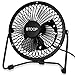 BTOOP 4 Inch Mini USB Desk Fan - Small - Black