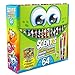 Scentos Scented Crayons - 64 Count - Crayons for Kids 64 Pack of Crayons