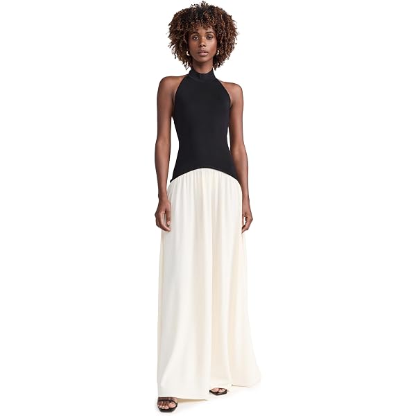 English Factory Women's Ruffle Sleeve Maxi Dress, Black, XL at Amazon  Women's Clothing store