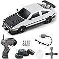 JAOPINK Drifty Boyz Rc Car, Drifty Boyz Vapor Drifters, Drifty Boyz Vapor Slide Drift Rc Car, 1:24 Full-Scale Mini Rc Drift Car, 2.4GHZ Mini Drift Remote Control Car Built-in Spray Function (White)