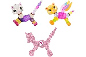 Twisty Petz 3-Pack Dot Leopard & Sorbet Flying Tiger. Includes 3 Collectible Petz: 2 You See,1 Surprise! Adorable collectible petz transform into friendship bracelets, necklace & accessories. Girls 6+