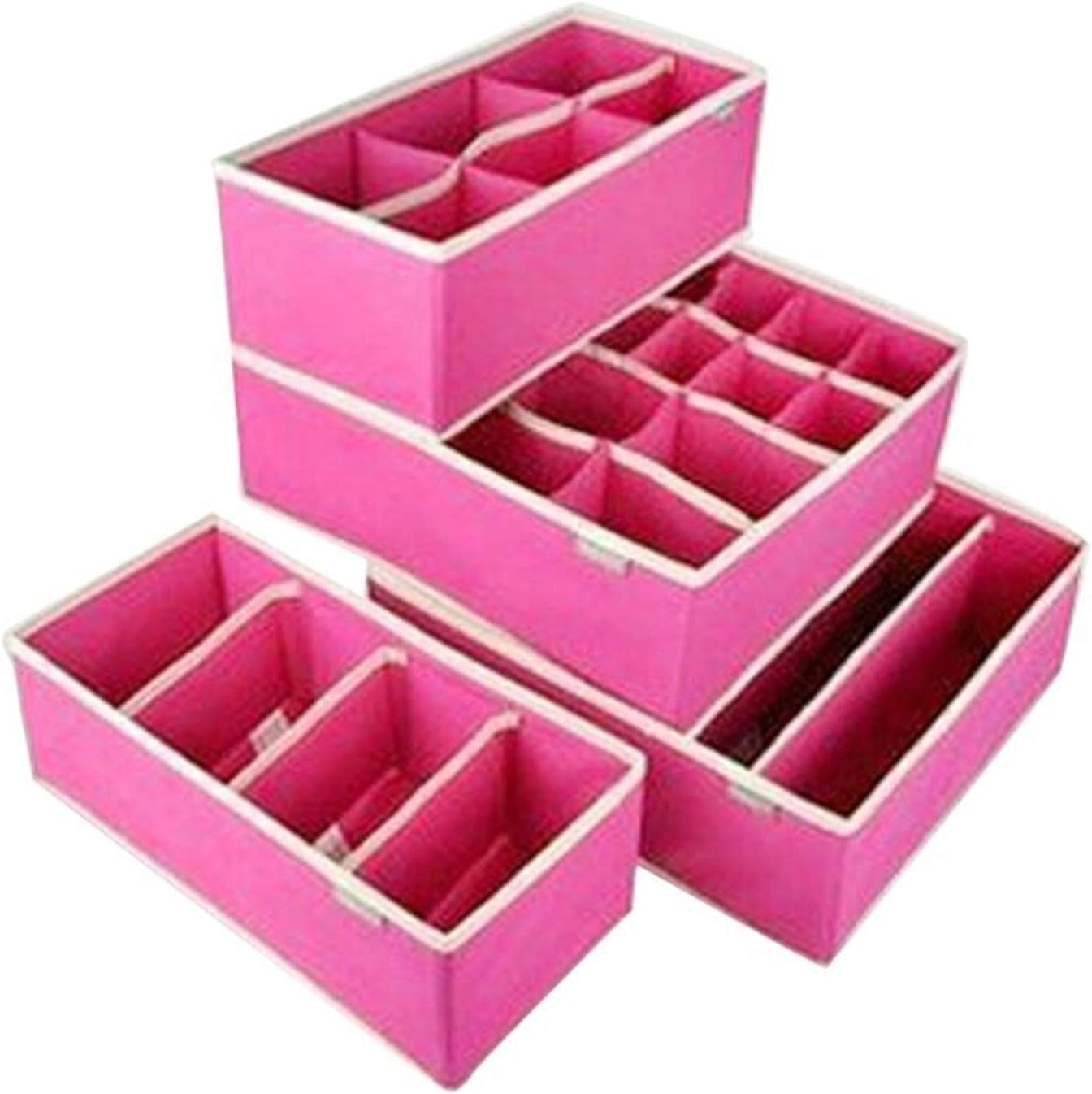 LYRStore886 4pcs Bolsa de almacenamiento de ropa interior no tejida 33