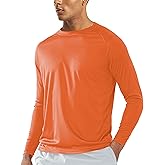SWEET POISON Men's UPF 50+ Sun Shirts Long Sleeve UV Protection Lightweight Dry Fit T-Shirt for Athletic Outdoor Tee