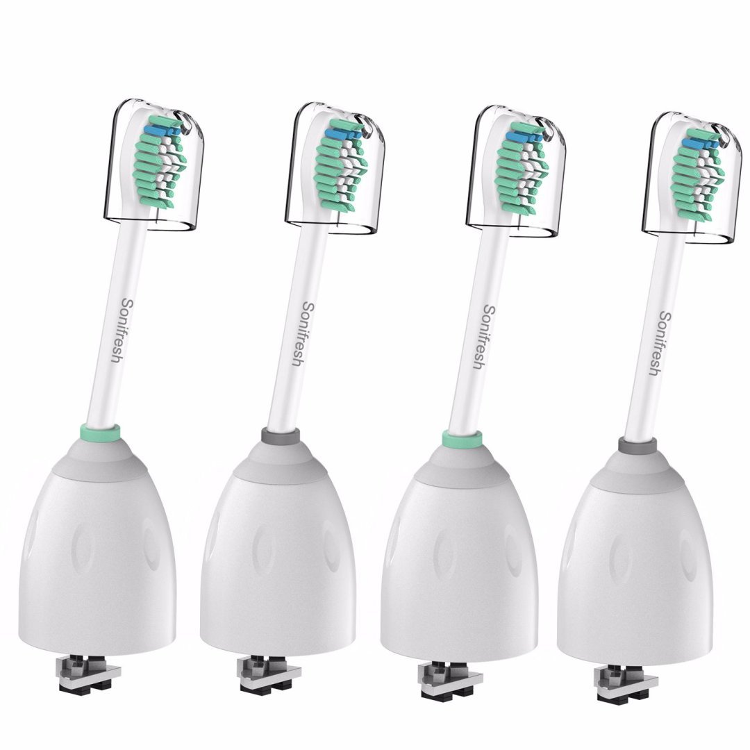 Sonifresh Sonicare Replacement Heads - Toothbrush Heads For Philips Sonicare E-Series HX7002,4 Pack