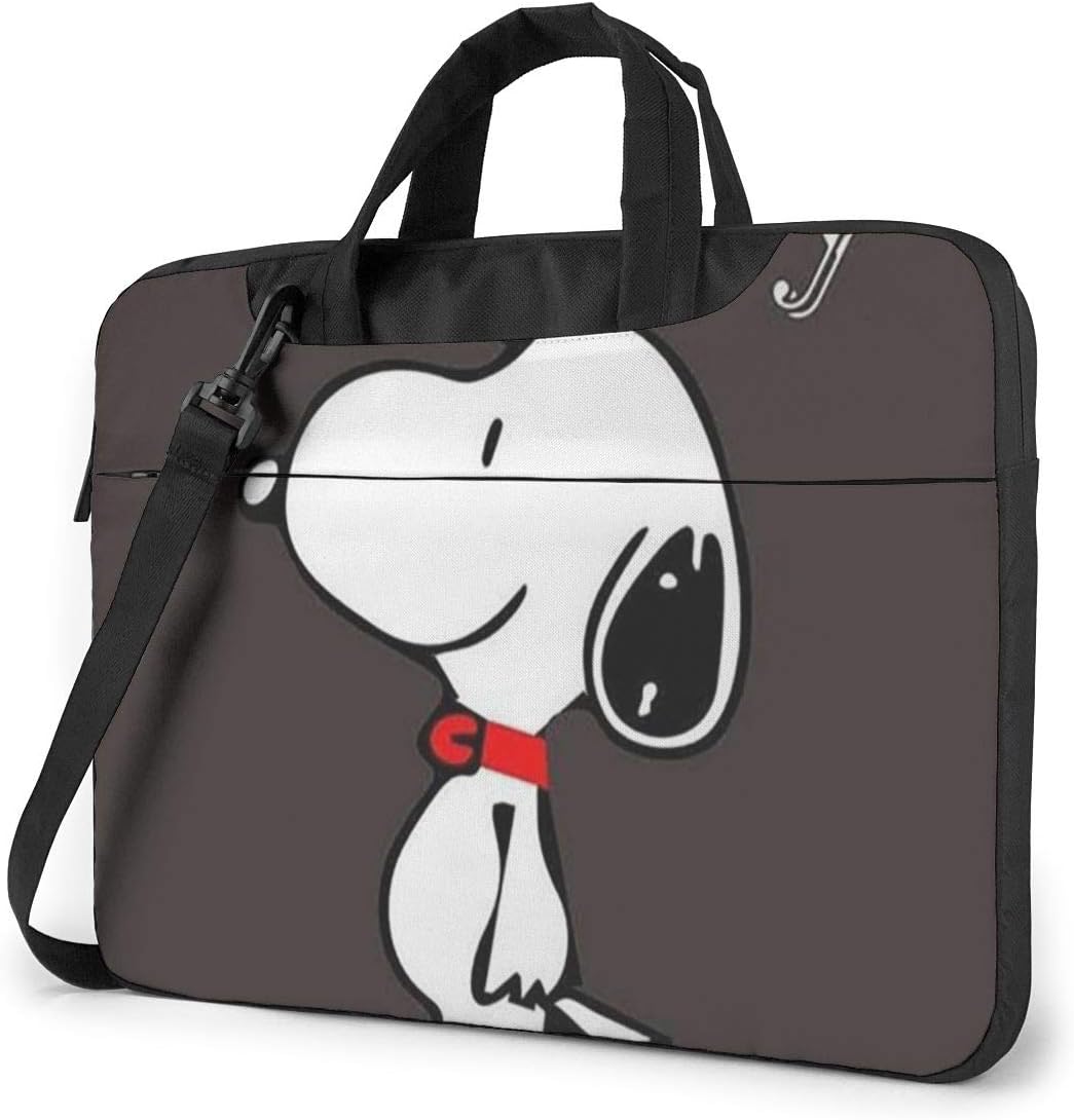 15.6 Inch Laptop Bag Snoopy Laptop Briefcase Shoulder Messenger Bag Case Sleeve