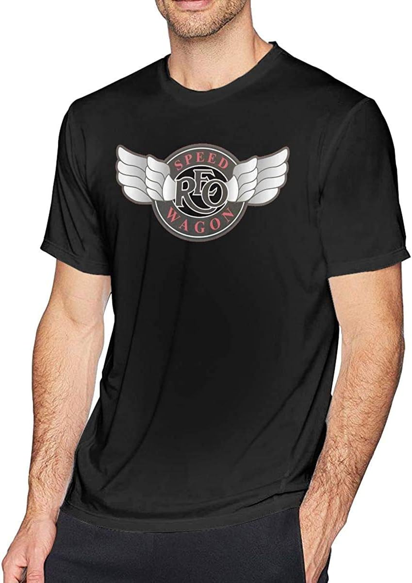 Valanza REO Speedwagon Men's Funny Short Sleeve T-Shirt Black