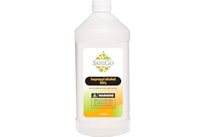 Sanigo 99% Isopropyl Alcohol for Technical Use, Unscented, 16 Fl Oz