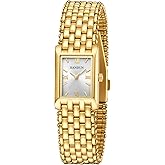 JIANDUN Petite Watches for Women Vintage Ladies Quartz Wrist Watches Stainless Steel Band Womens Watch Luxury Bracelet Tools Included